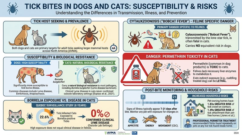 Tick Bites in Dogs and Cats