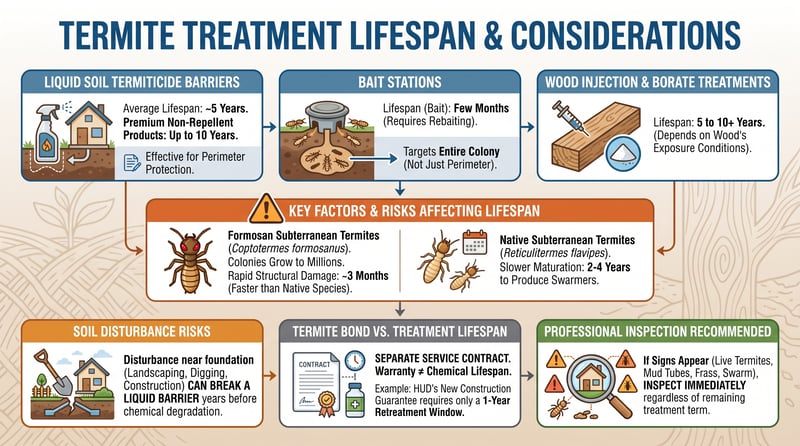 Termite Treatment Lifespan