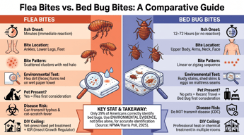 Flea Bites vs. Bed Bug Bites: How to Tell the Difference