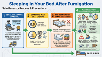 Can I Sleep in My Bed After Fumigation?