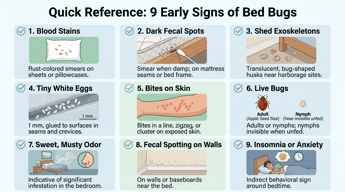 9 Early Signs You Have Bed Bugs (Before You See Them)