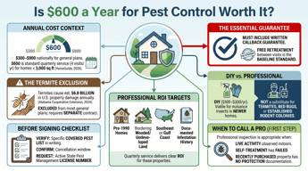 Are Pest Killer Companies Worth It? Is $600 a Year Too Much?