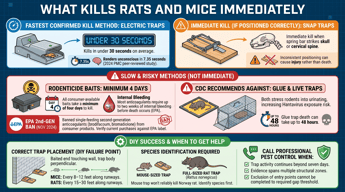 What Kills Rats and Mice Immediately?