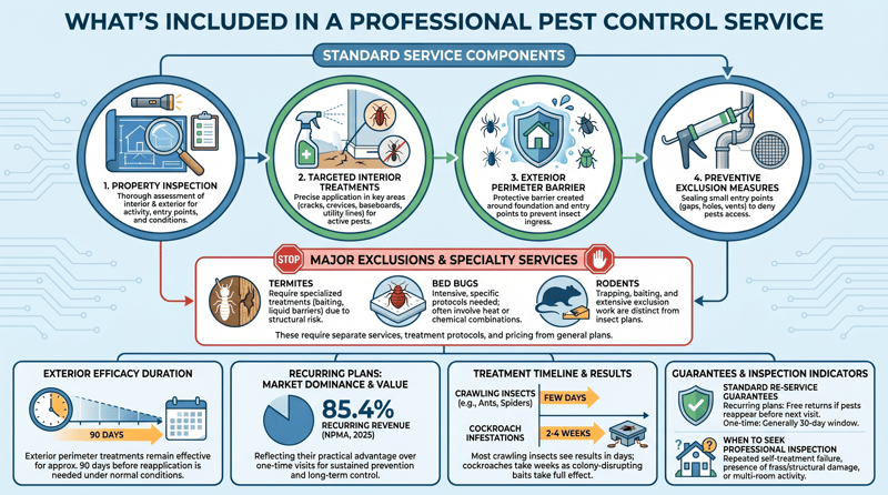 What's Included in a Pest Control Service