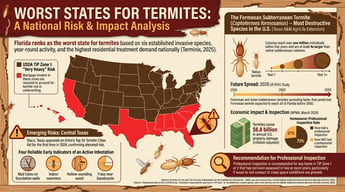 What State Has the Worst Termites?