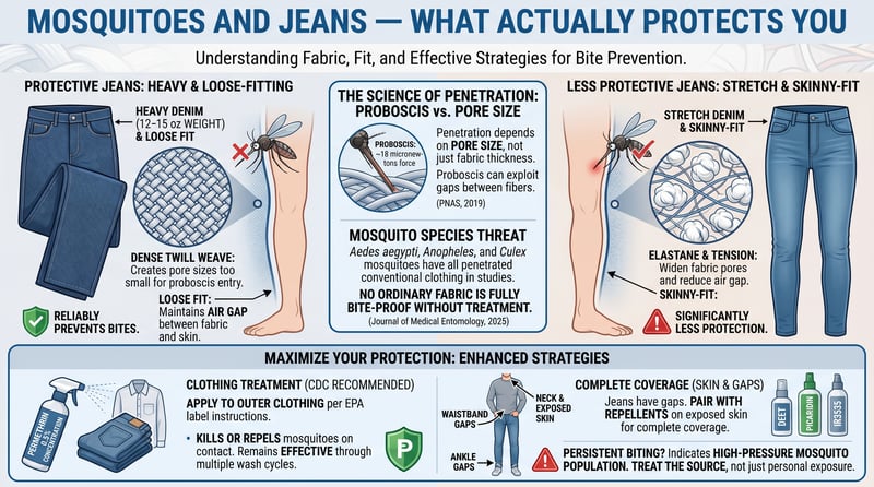 Mosquitoes and Jeans &mdash; What Actually Protects You