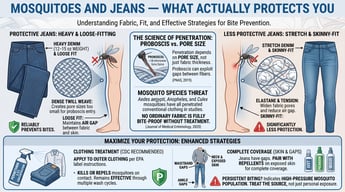 Can Mosquitoes Bite Through Jeans?