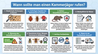 Wann sollte man einen Kammerjäger rufen? | Experta Schädlingsbekämpfung GmbH