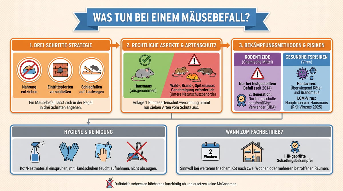 Was tun bei einem M&auml;usebefall