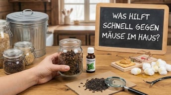 Was hilft schnell gegen Mäuse? Hausmittel & Pfefferminzöl