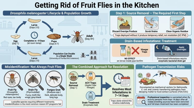 Getting Rid of Fruit Flies in the Kitchen