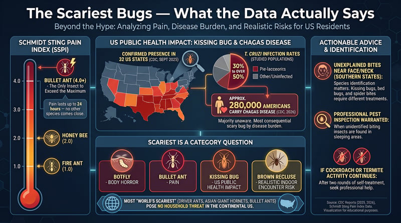 The Scariest Bugs &mdash; What the Data Actually Says