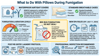 What to Do With Pillows During Fumigation