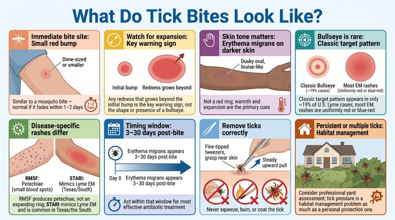 What Do Tick Bites Look Like