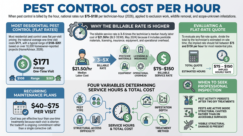Pest Control Cost Per Hour