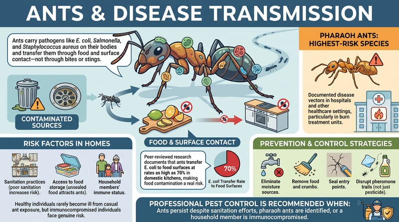 Ants and Disease Transmission
