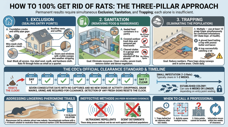 How to 100% Get Rid of Rats