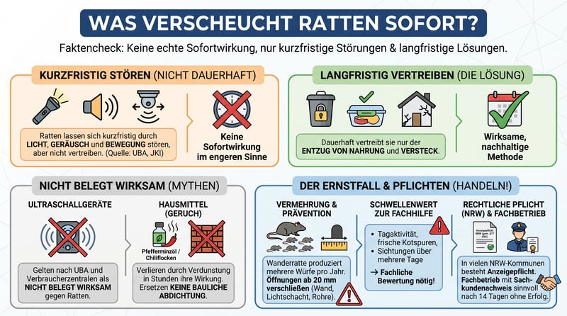 Was verscheucht Ratten sofort