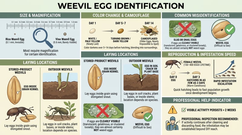 Weevil Egg Identification