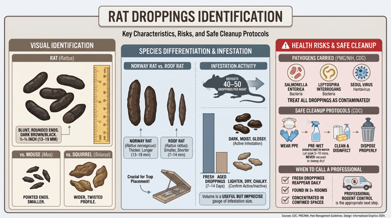 Rat Droppings Identification