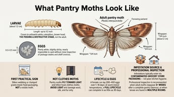 What Do Pantry Moths Look Like?