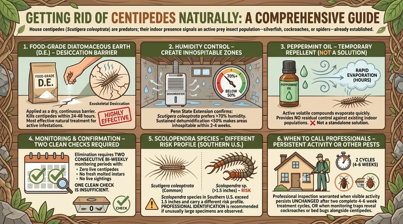 Getting Rid of Centipedes Naturally
