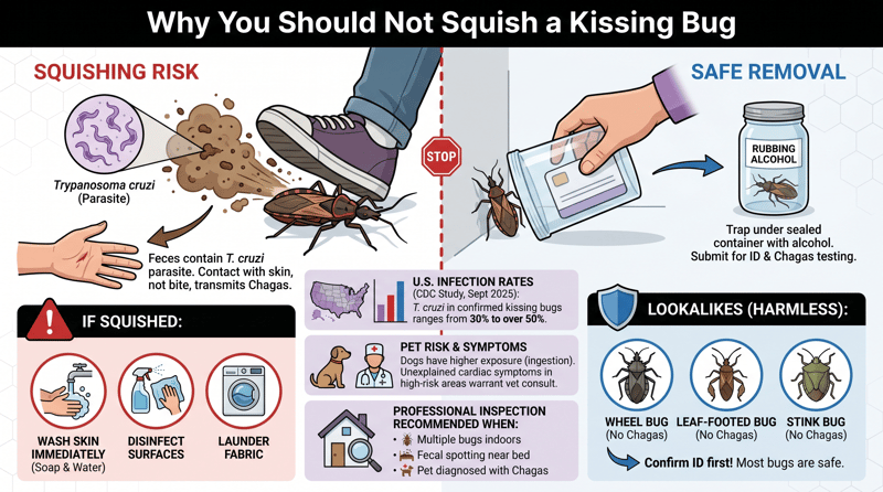 Why You Should Not Squish a Kissing Bug
