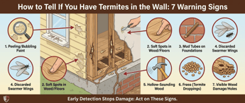 How to Tell If You Have Termites in the Wall (7 Warning Signs)