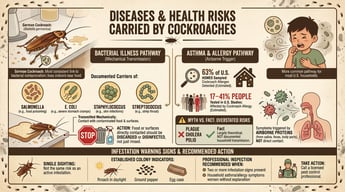 What Diseases Do Cockroaches Carry?