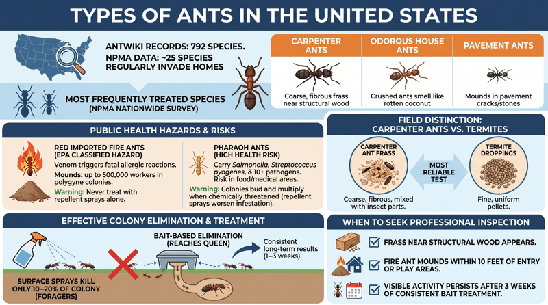 Types of Ants in the United States