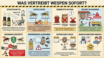 Was vertreibt Wespen sofort? | Experta