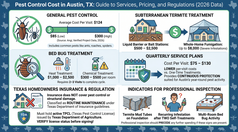 How Much Does Pest Control Cost in Austin
