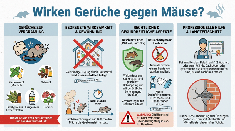 Wirken Ger&uuml;che gegen M&auml;use