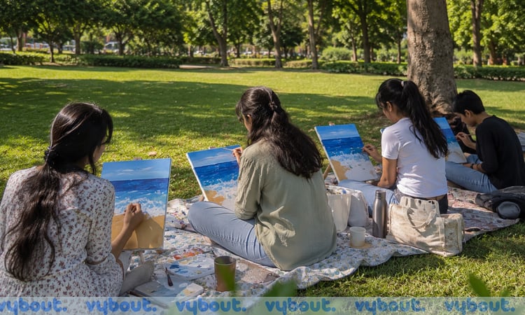 Seashore Texture Art Workshop