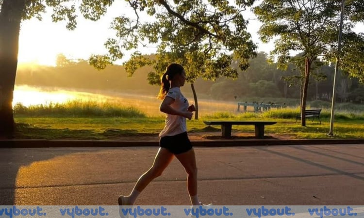Walking and jogging 