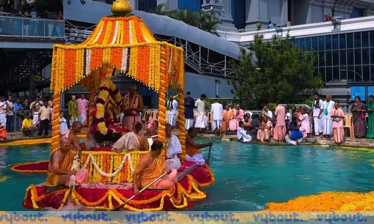 Boat Festival in Iskcon