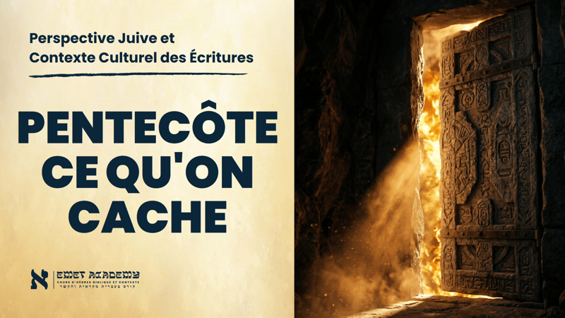 Pentecôte : ce que cache le judaïsme du 1er siècle