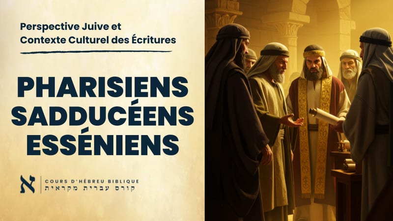 Qui étaient VRAIMENT les Pharisiens, Sadducéens et Esséniens ?
