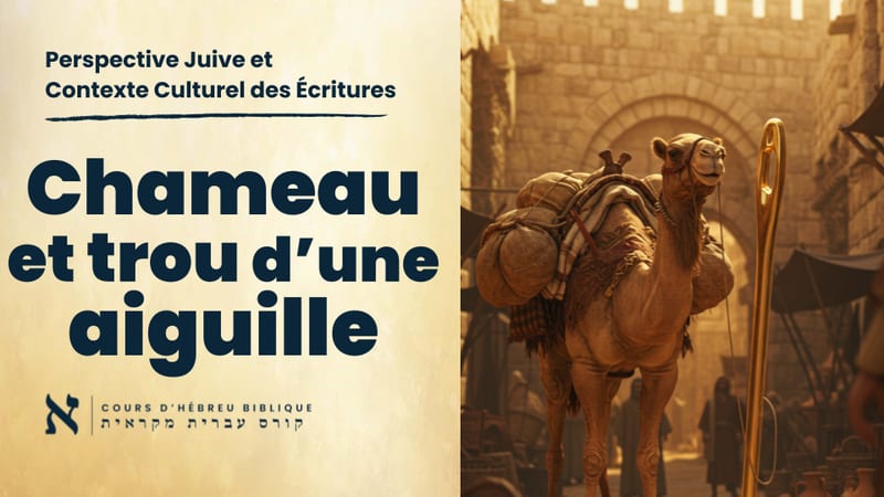 Jésus parlait-il VRAIMENT d’un chameau ? Le Trou de l’Aiguille EXPLIQUÉ !