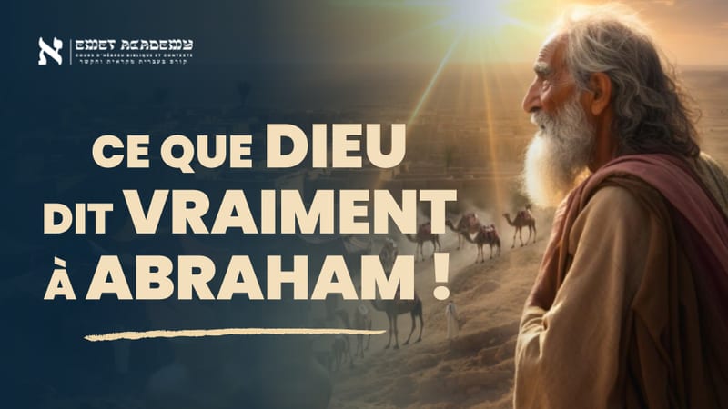 Ce que Dieu dit VRAIMENT en hébreu (Genèse 12:3) — CHANGE TOUT !