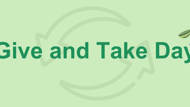 Give and Take Day | 25 July