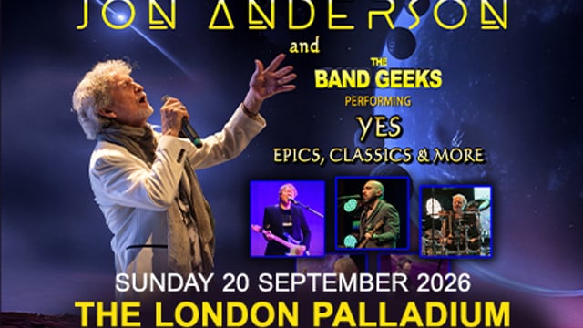 JON ANDERSON & THE BAND GEEKS - YES Epics, Classics & More