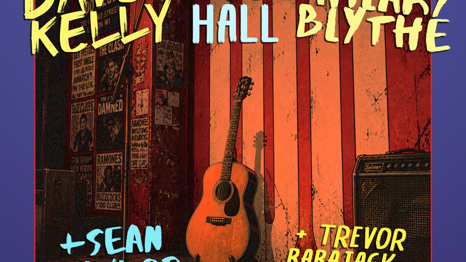 TUESDAY BLUES: DAVE KELLY / BOB HALL/HILARY BLYTHE