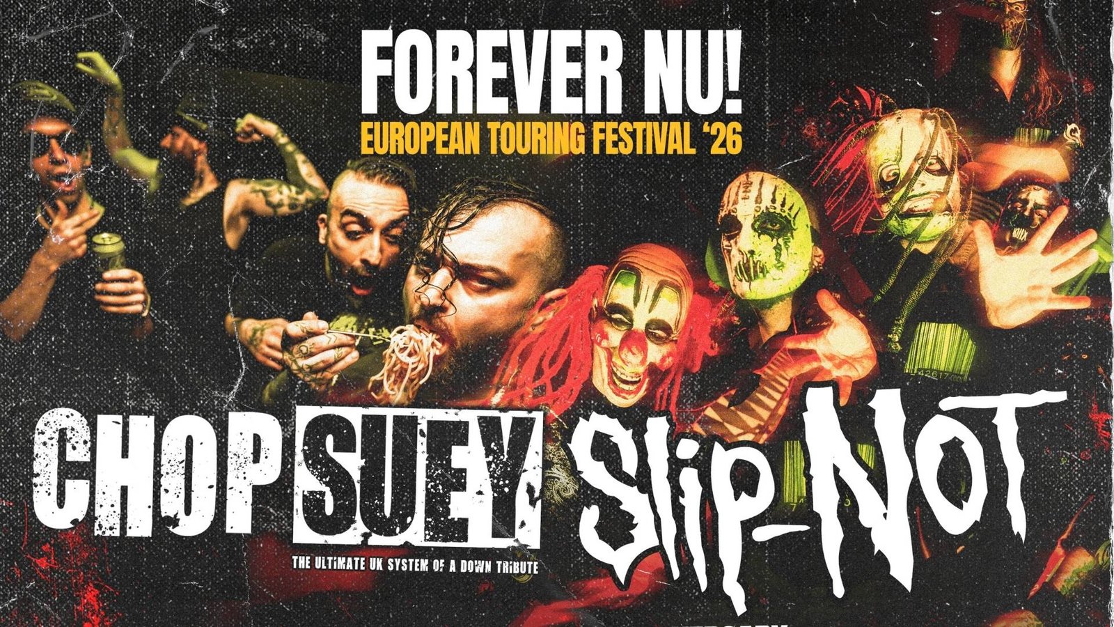 FOREVER NU - 25th anniversary of Toxicity & Iowa special! Chop Suey, Slip-Not, A7Xperience, Propa Roach