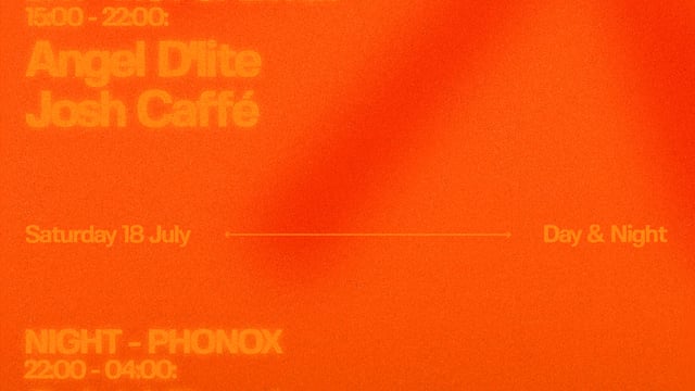Phonox x MOT: CIRCULATE with Soichi Terada, Angel D'lite, Josh Caffé, Serenda - Day & Night