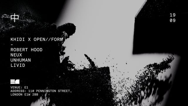 OPEN//FORM x KHIDI: Robert Hood
