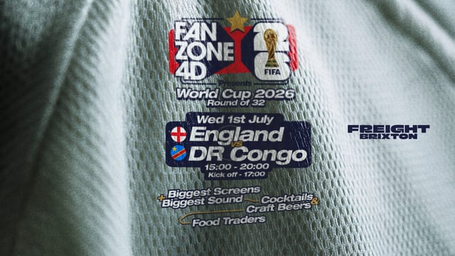 FANZONE 4D x Freight Brixton: England v DR Congo