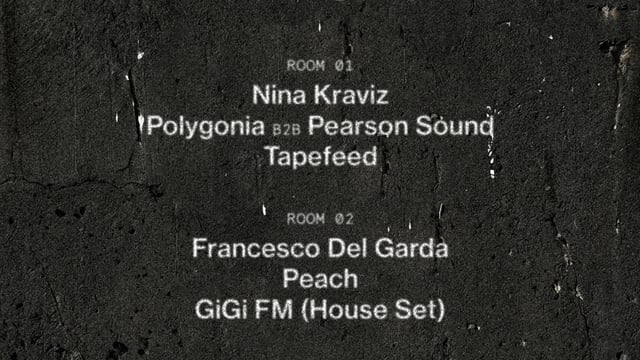 Junction 2 x fabric by Night: Nina Kraviz, Francesco Del Garda, Peach, Pearson Sound, Polygonia