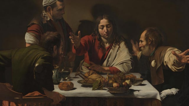Audio art: Utterly in the picture: 'The Supper at Emmaus' by Caravaggio