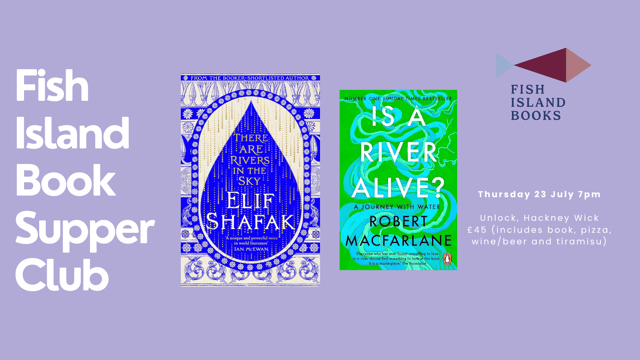Book Supper Club - July at Fish Island Books